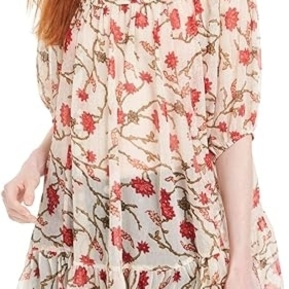 FREE PEOPLE Floral Print Boho Tunic Dress - Picture 3 of 7